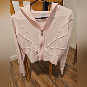 Pink Nike zip up hoodie